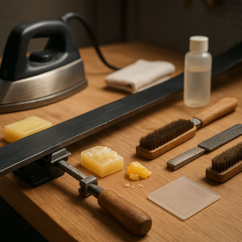 Werkzeuge für Ski-Wachsen und Kantentuning